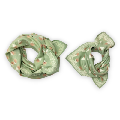 Grand foulard APACHES - Latika Sorbet (Pistache)